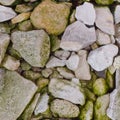 Seamless texture of old broken stones Royalty Free Stock Photo