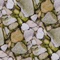 Seamless texture of old broken stones Royalty Free Stock Photo