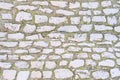 Seamless texture of the old stone road for the designer, rough gray background, concept of ancient European architecture, tourism Royalty Free Stock Photo