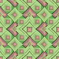 Seamless texture, pattern. Abstract geometric pattern on a square background - colored diamonds. Royalty Free Stock Photo