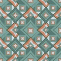 Seamless texture, pattern. Abstract geometric pattern on a square background - colored diamonds. Royalty Free Stock Photo
