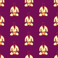 Seamless texture pattern karate fist MMA martial arts. Vector, EPS.