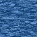 Seamless Texture of Pixel Denim Blue Melange Marl Blend. Variegated Indigo Dye Color Tones. Dense Pixelated Noise Style. Disrupted Royalty Free Stock Photo