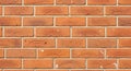 Seamless Texture of Red Brick Wall with White Mortar Joints background Royalty Free Stock Photo