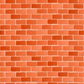 Seamless texture. Red brick white wall. Royalty Free Stock Photo