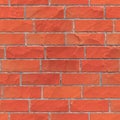 Seamless texture of red grunge brickwall. Royalty Free Stock Photo