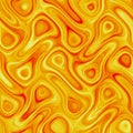 Seamless texture of red-yellow lava waves