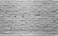 Seamless texture of rough brick wall painted white Royalty Free Stock Photo