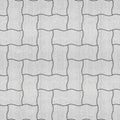 SEAMLESS TEXTURE OF SELF-LOCKING CONCRETE PAVEMENT FOR USE IN EXTERNAL APPLICATIONS - Modular elements with a curved shape Royalty Free Stock Photo