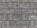 Seamless texture tile useful for rendering of self-locking concrete pavement Royalty Free Stock Photo