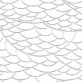 Seamless texture of the waves out of paper