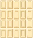 Vector seamless texture with white chocolate bar.