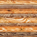 Seamless texture of wooden wall of pine logs.