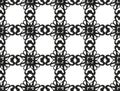 Seamless, texture of wrought iron latticework pattern, 3D illustration