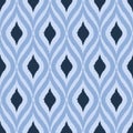 Seamless textured ornamental pattern