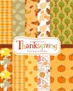 Seamless thanksgiving backgrounds