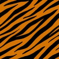 seamless tiger orange and black texture