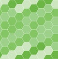 Seamless tile with hexagons