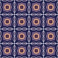 Seamless Tile Pattern, Crazy Patchwork Quilt Ornament Royalty Free Stock Photo