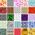 Seamless tile patterns Royalty Free Stock Photo