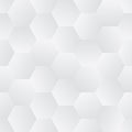 vector Seamless Tile of Tessellated Hexagons with Randomized Grayscale Royalty Free Stock Photo