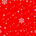 Seamless tileable Christmas pattern vector Royalty Free Stock Photo