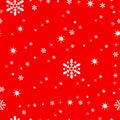 Seamless tileable Christmas pattern vector