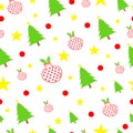 Seamless tileable Christmas vector