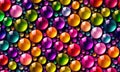 a seamless, tileable colorful background with many different colored diamonds