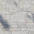 Seamless Tileable Concrete White wall texture. White Bricks Background Royalty Free Stock Photo