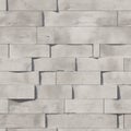 Seamless Tileable Concrete White wall texture. White Bricks Background Royalty Free Stock Photo