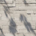 Seamless Tileable Concrete White wall texture. White Bricks Background Royalty Free Stock Photo