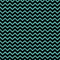 Seamless/Tileable horizontal black and cyan wavy lines pattern