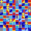 Seamless Tileable Nautical Themed Vector Background or Wallpaper Royalty Free Stock Photo