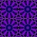 Modern Purple Seamless Floral Pattern