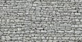 Seamless Tileable Texture of a Rustic Stone Wall Royalty Free Stock Photo