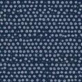 Seamless tileable tiny flowers background pattern Royalty Free Stock Photo