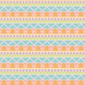 Seamless Tileable Vector Background in Pastel Tribal Style