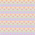 Seamless Tileable Vector Background in Pastel Tribal Style