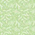 Seamless Tileable Vintage Floral Background Pattern Royalty Free Stock Photo