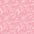 Seamless Tileable Vintage Floral Background Pattern Royalty Free Stock Photo