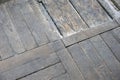 Seamless tiles Fragment of old wooden parquet floor Royalty Free Stock Photo