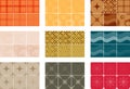 Seamless Tiling Vector Patterns I Royalty Free Stock Photo