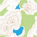 Seamless Topographic Map