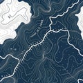 Seamless topographic map design Royalty Free Stock Photo