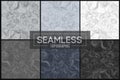 Seamless topographic maps set.Topo map with elevation. Contour map vector. Geographic World Topography map grid abstract