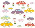 Seamless toy car pattern Royalty Free Stock Photo