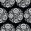 Seamless traditional floral Polish folk art pattern Royalty Free Stock Photo