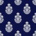 Seamless traditional indian floral pattern