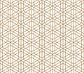 Seamless traditional Kumiko pattern Royalty Free Stock Photo